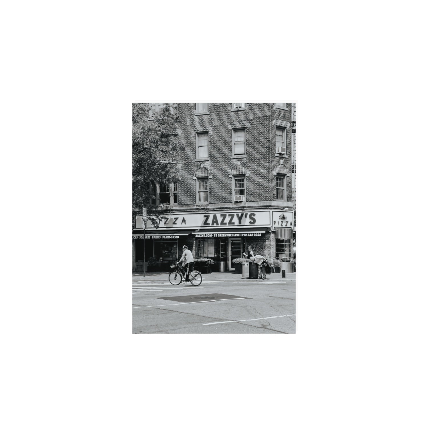 Zazzy's New York NYC Black & White wall art A4, 29.7 x 21 cm unframed fine art print