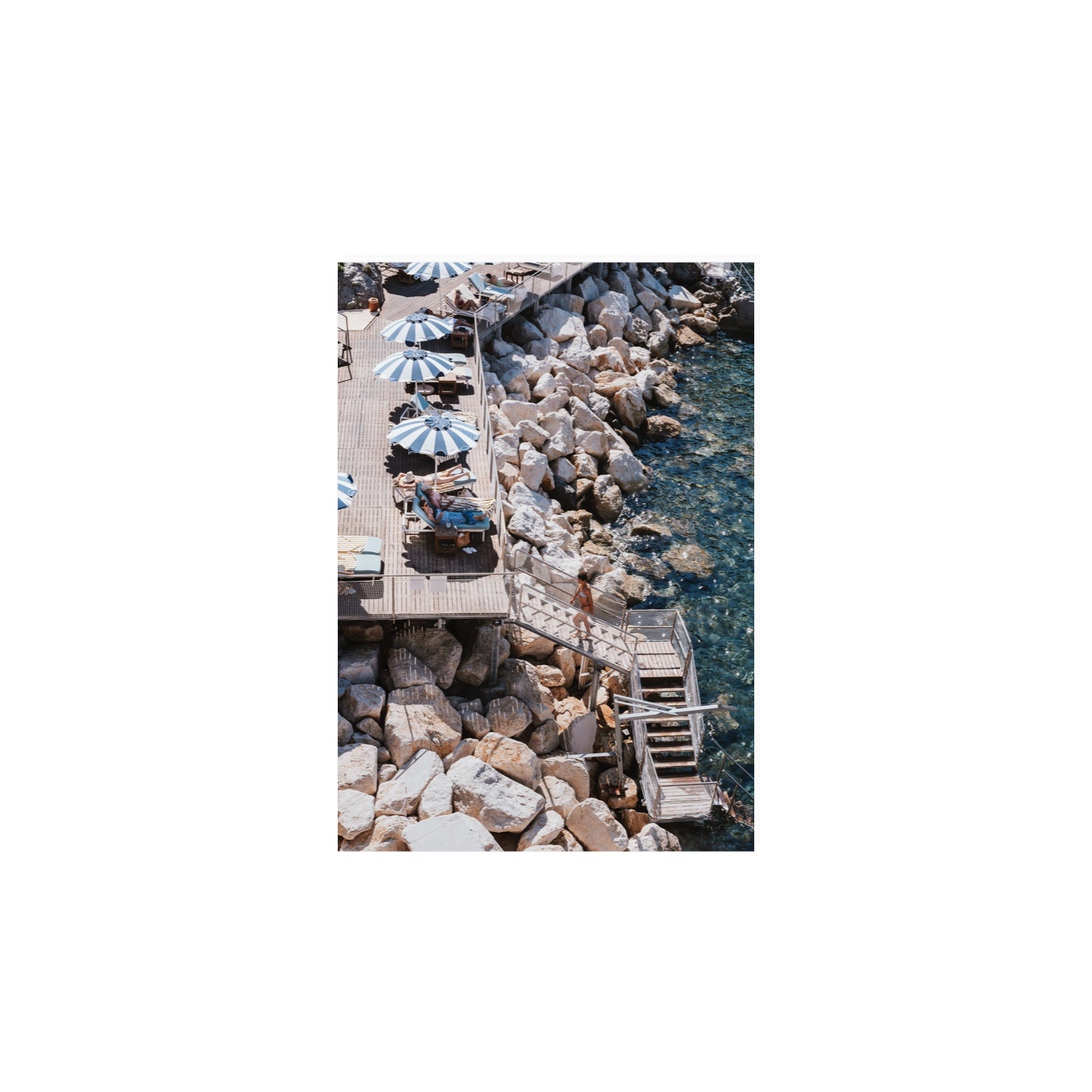 Life On The Shore fine art print, Ischia, Italy, A4 · 29.7 x 21 cm, Unframed, Fine Art Print