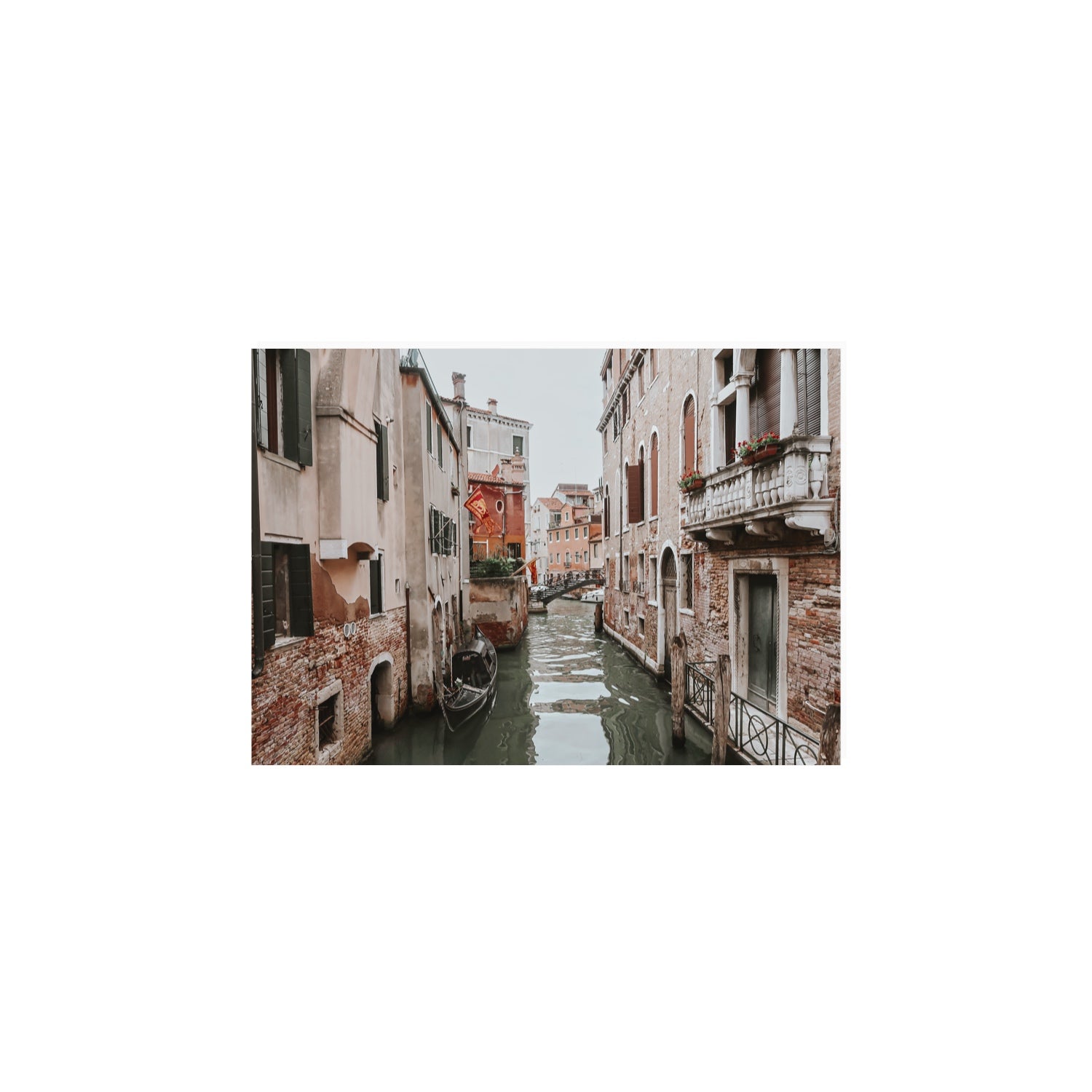 Venetian Gothic Venice Canal Italian wall art A4, 29.7 x 21 cm unframed fine art print