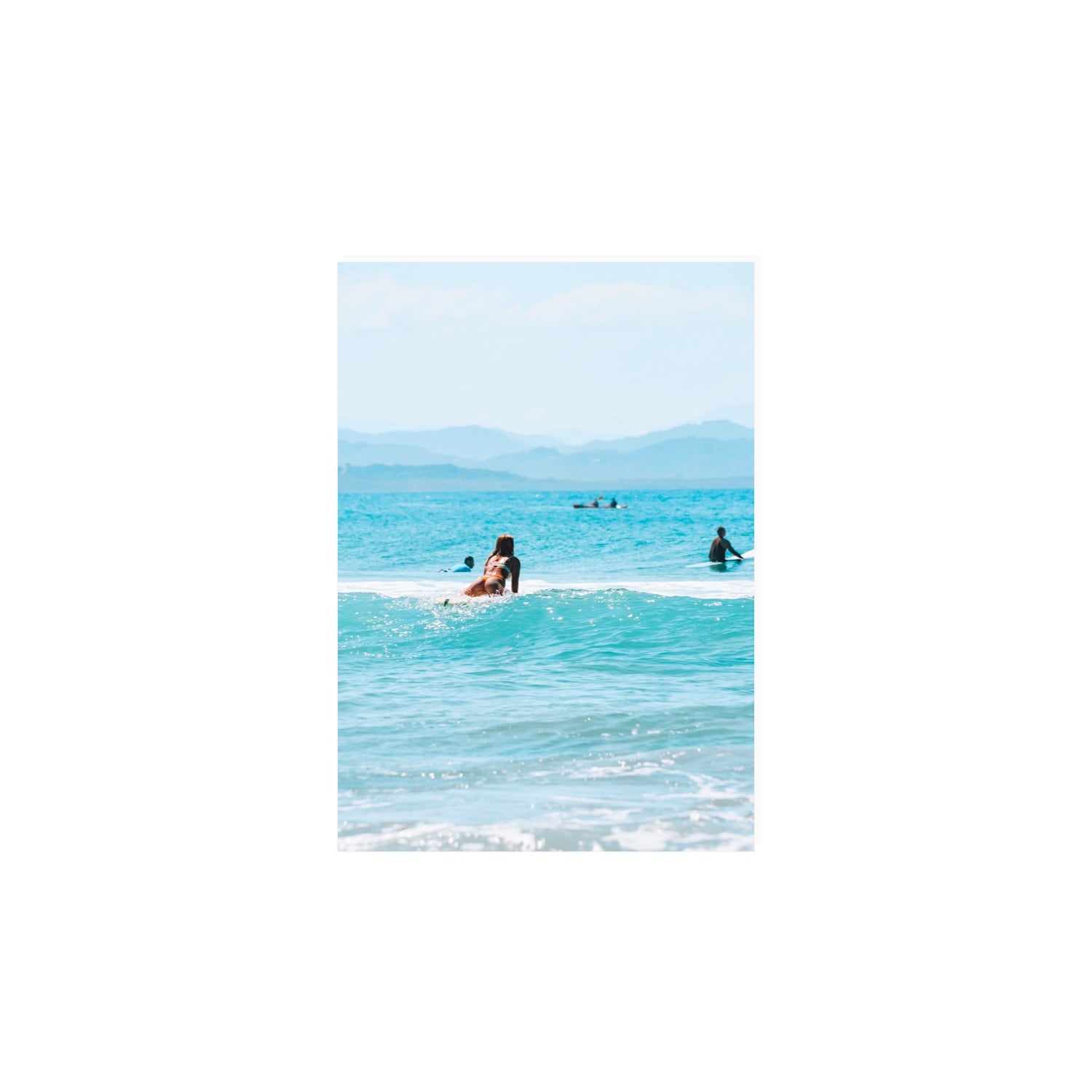 Tatiana Byron Bay Surf coastal photography wall art A4, 29.7 x 21 cm unframed fine art print