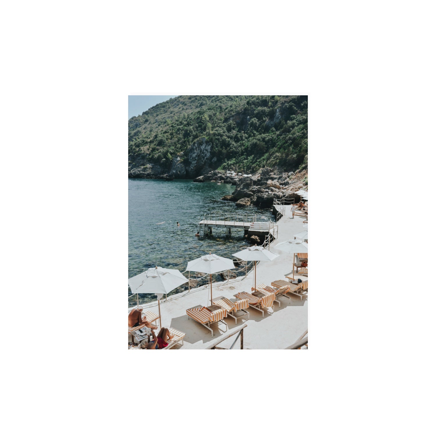 Always Better Together Tuscany coastal Italian wall art A3, 42 x 29.7 cm unframed fine art print