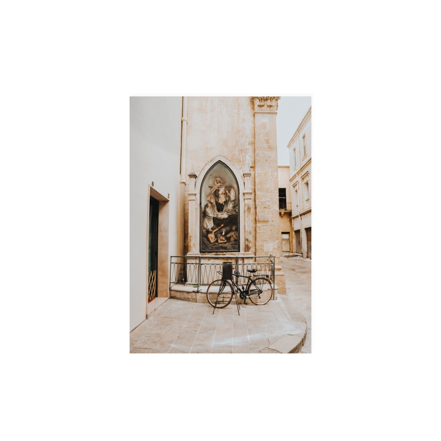 La Chiesa Puglia Otranto Italian wall art A3, 42 x 29.7 cm unframed fine art print