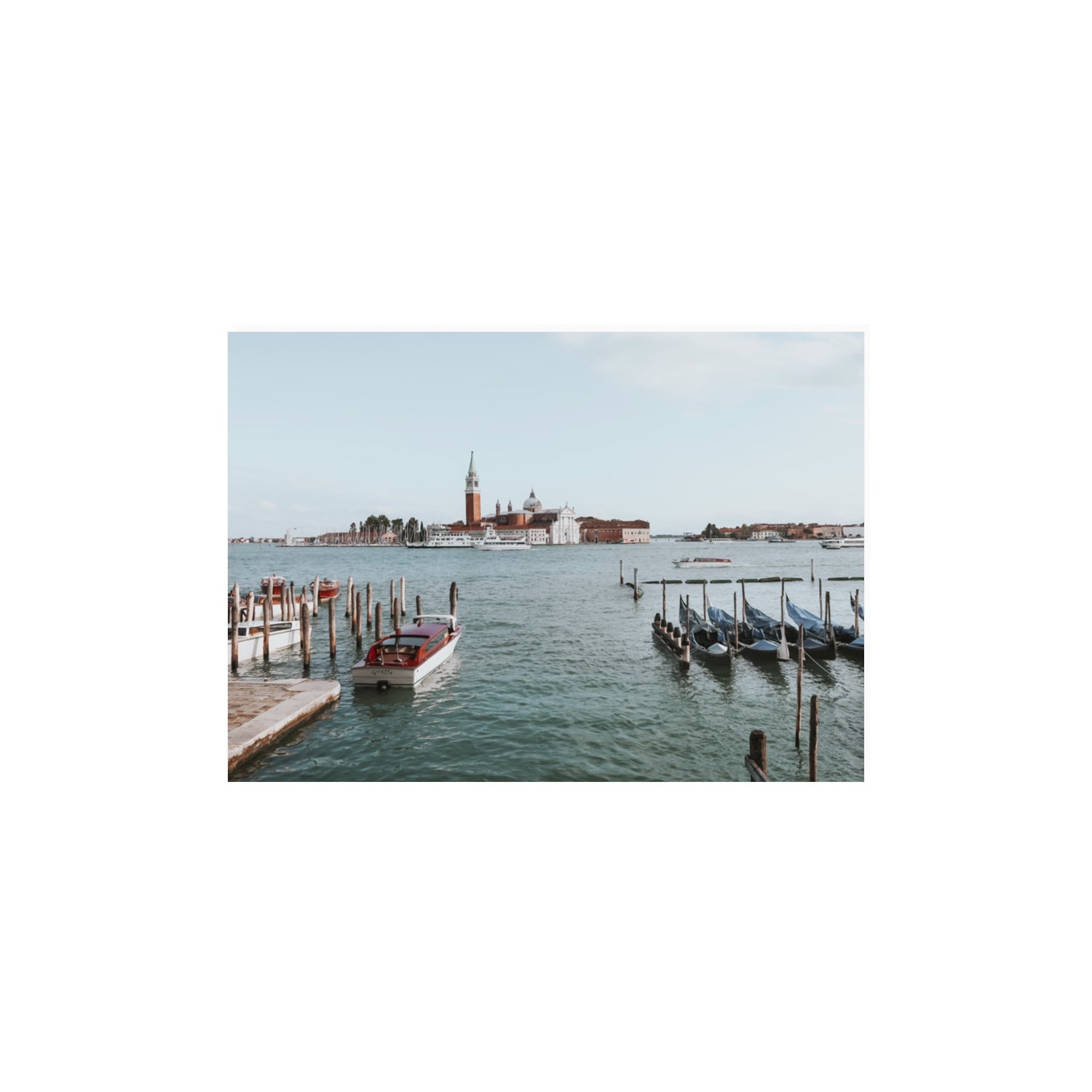 Venetian Waterscape Venice Italian art print A3, 42 x 29.7 cm unframed fine art print