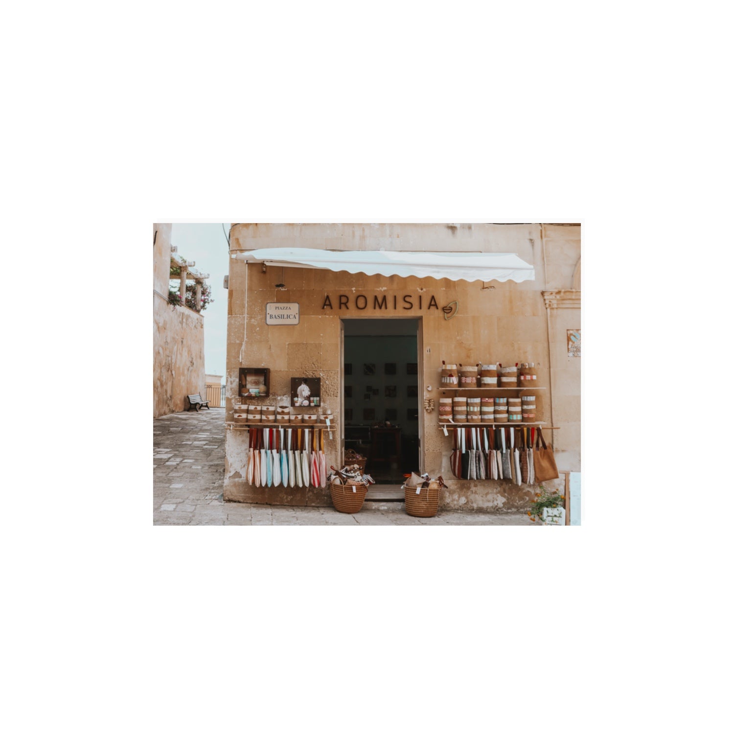 Aromisia Puglia Otranto Italian wall art A3, 42 x 29.7 cm unframed fine art print