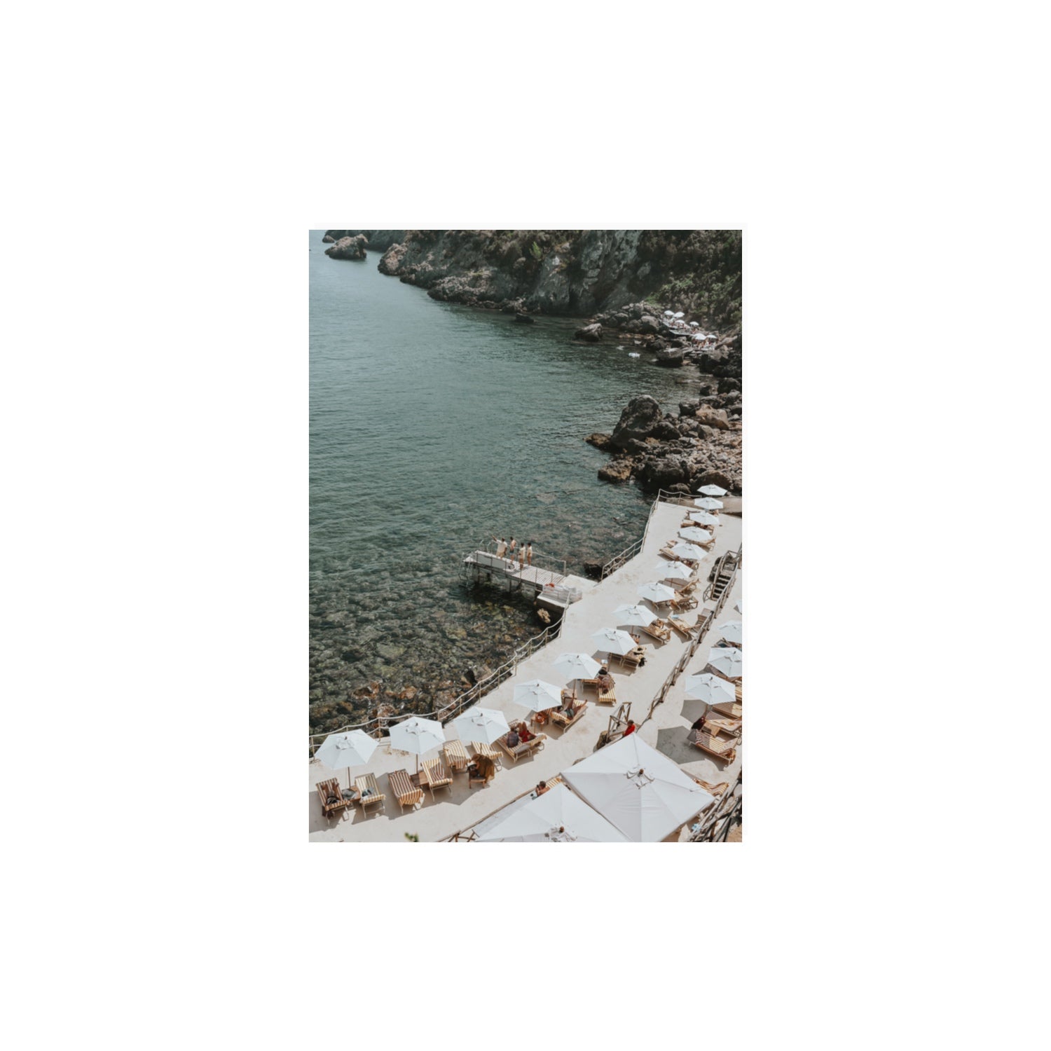 Pier Perspectives Tuscany coastal Italian wall art A3, 42 x 29.7 cm unframed fine art print