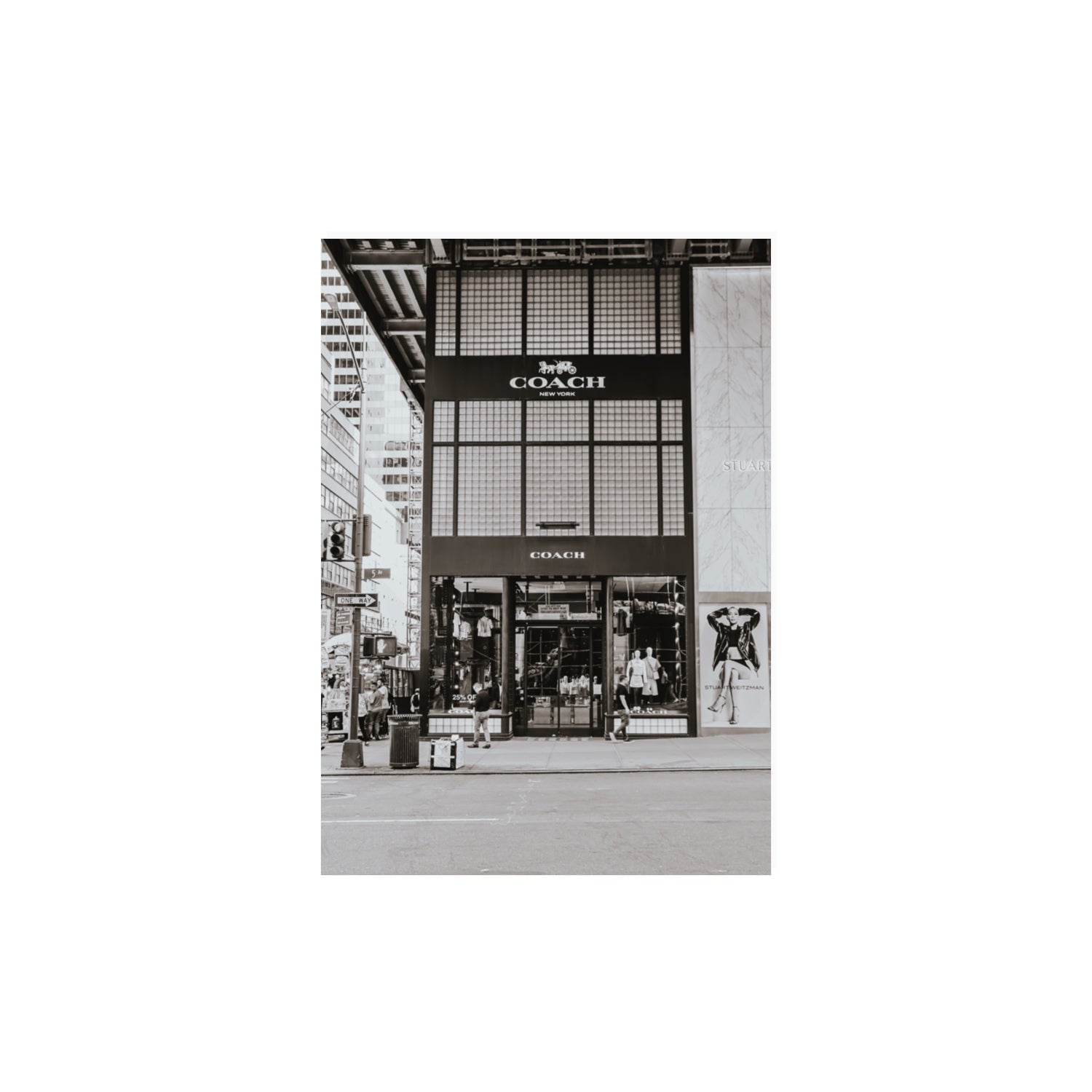 Coach Uptown fine art print, New York, United States, A3 · 42 x 29.7 cm, Unframed, Fine Art Print