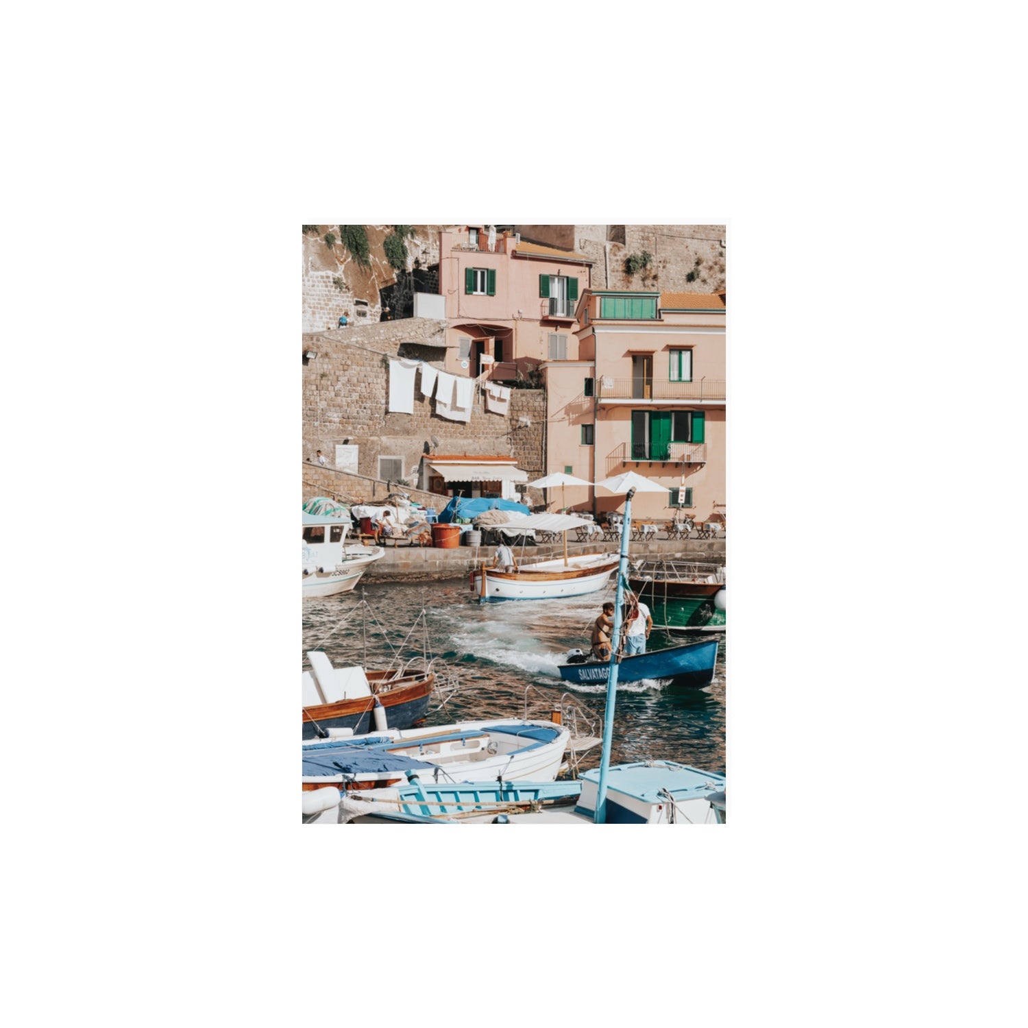 Coastal Carousel fine art print, Sorrento, Italy, A3 · 42 x 29.7 cm, Unframed, Fine Art Print