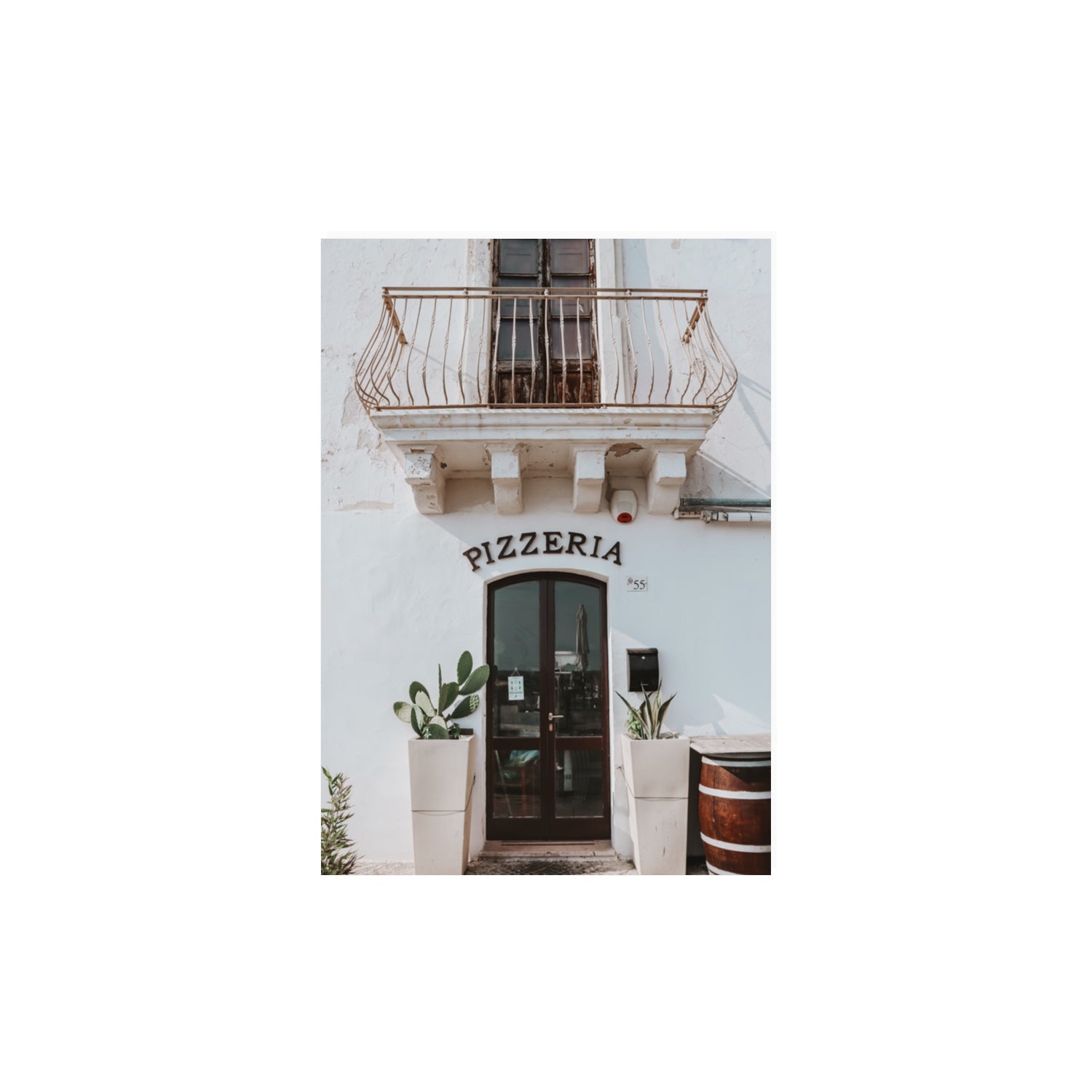 Pizzeria Puglia Italian wall art A3, 42 x 29.7 cm unframed fine art print