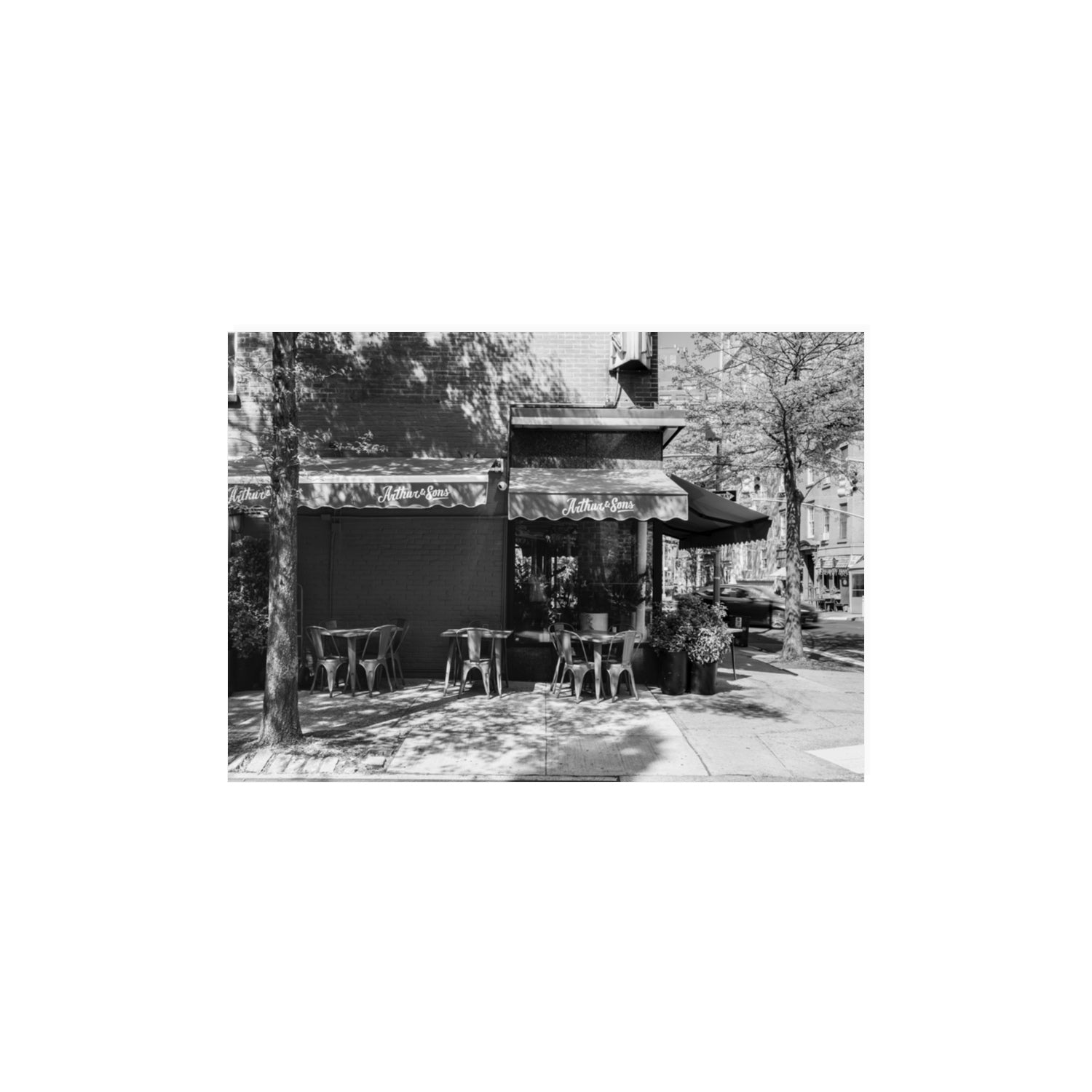 Arthur's Corner New York NYC Restaurant wall art A3, 42 x 29.7 cm unframed fine art print