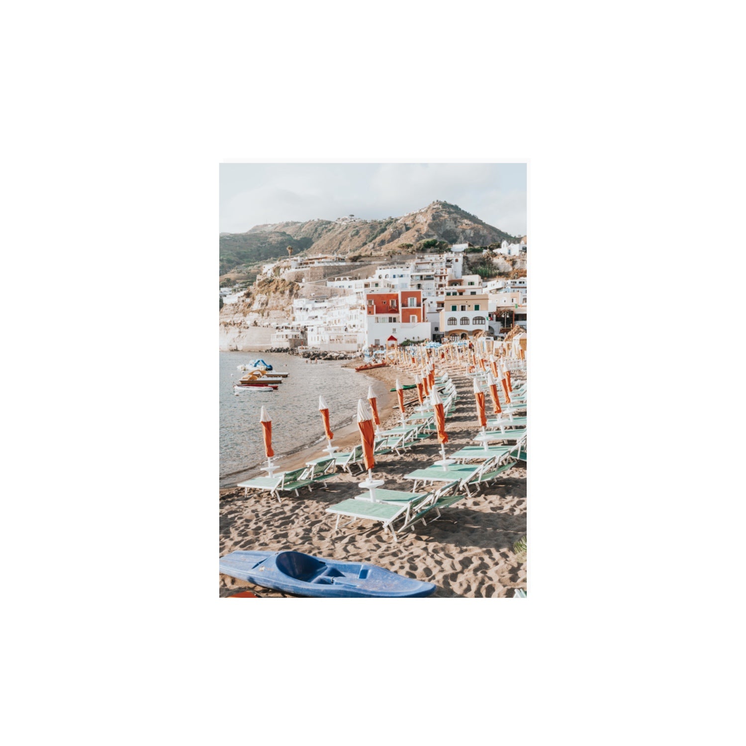 L'Isola del Paradiso Ischia Mediterranean wall art A3, 42 x 29.7 cm unframed fine art print