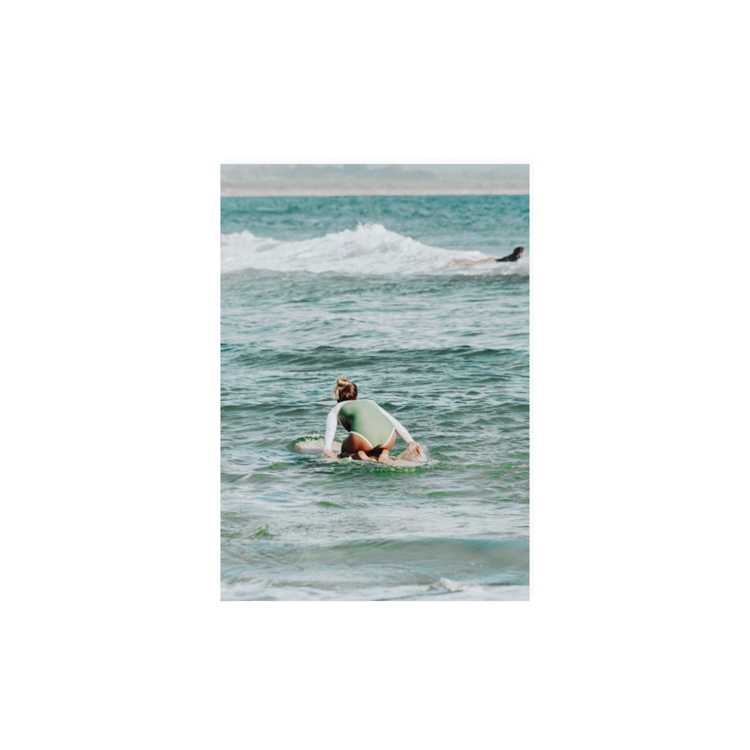 Quincy Byron Bay Surf coastal wall art A3, 42 x 29.7 cm unframed fine art print