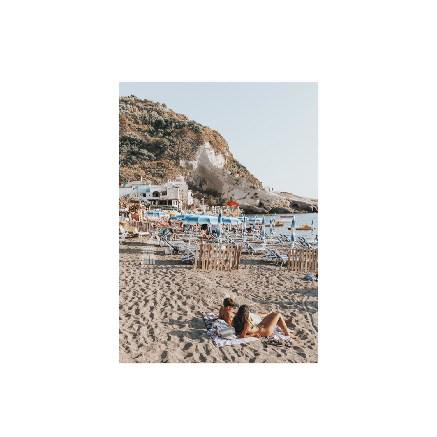 Beach Buddies fine art print, Ischia, Italy, A2 · 59.4 x 42 cm, Unframed, Fine Art Print