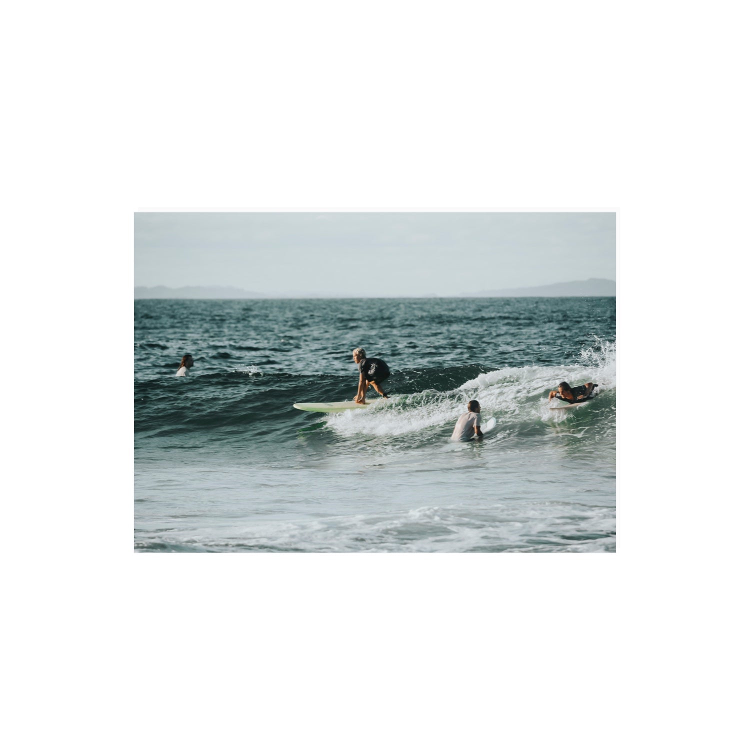 The Boys of Summer Byron Bay Surf coastal wall art A2, 59.4 x 42 cm unframed fine art print