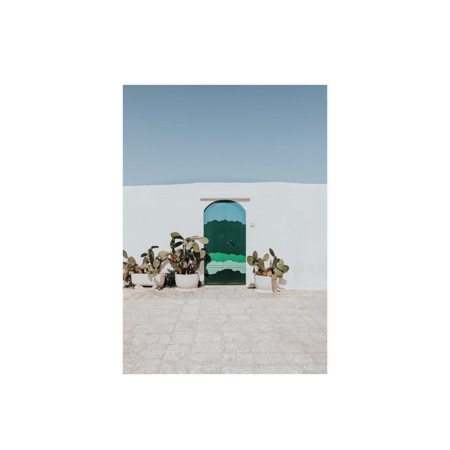 Imaginary Exit Puglia Mediterranean wall art A2, 59.4 x 42 cm unframed fine art print