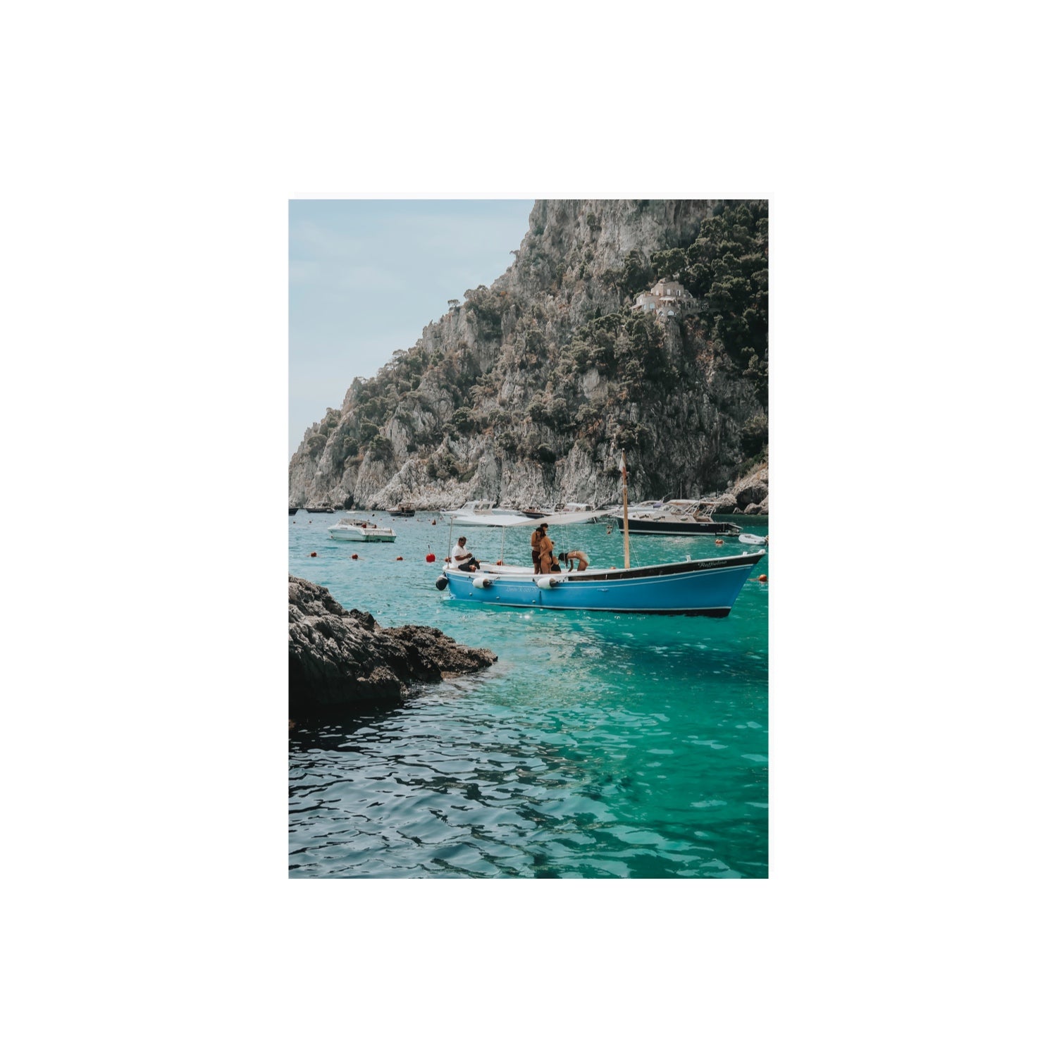 Emerald Escape fine art print, Capri, Italy, A2 · 59.4 x 42 cm, Unframed, Fine Art Print