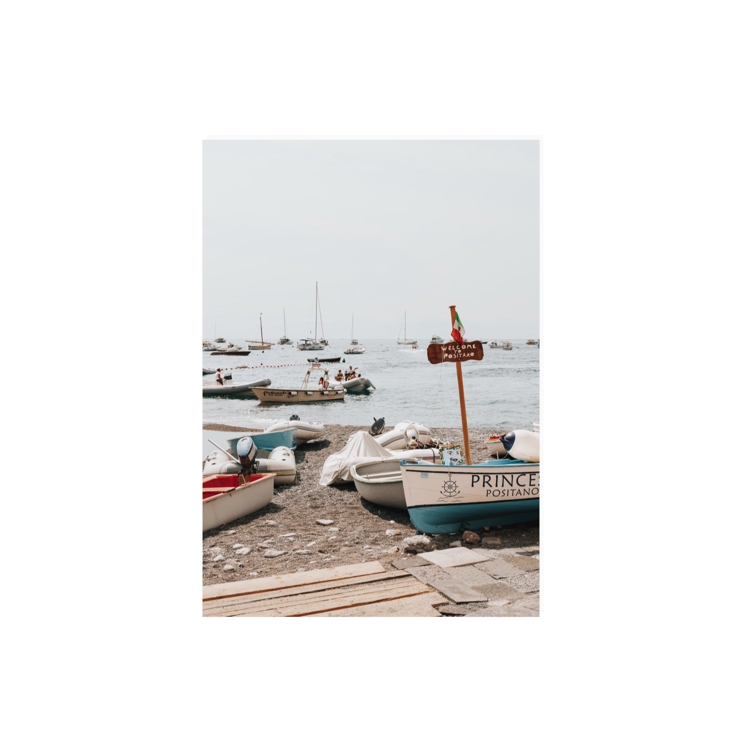 Coming Home fine art print, Positano, Italy, A2 · 59.4 x 42 cm, Unframed, Fine Art Print