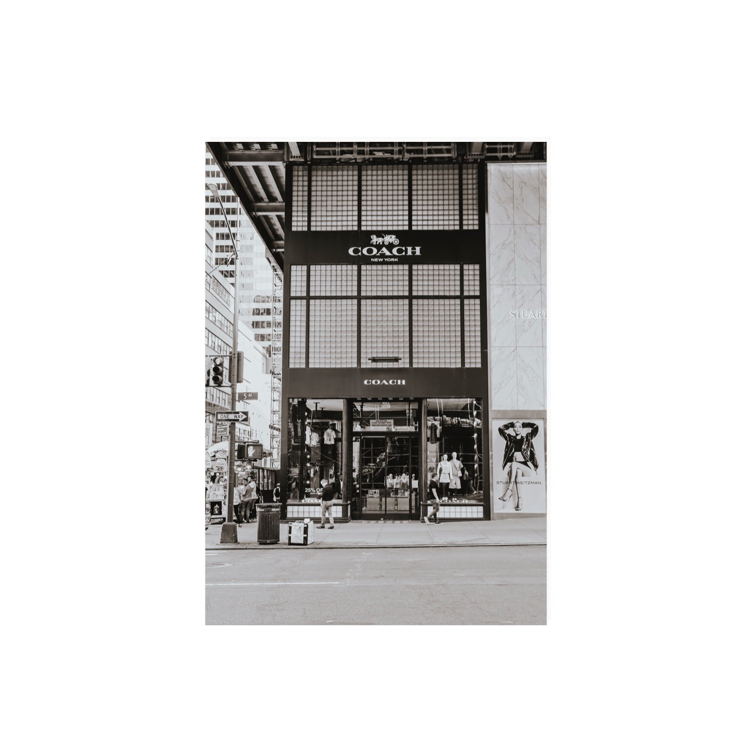Coach Uptown fine art print, New York, United States, A2 · 59.4 x 42 cm, Unframed, Fine Art Print