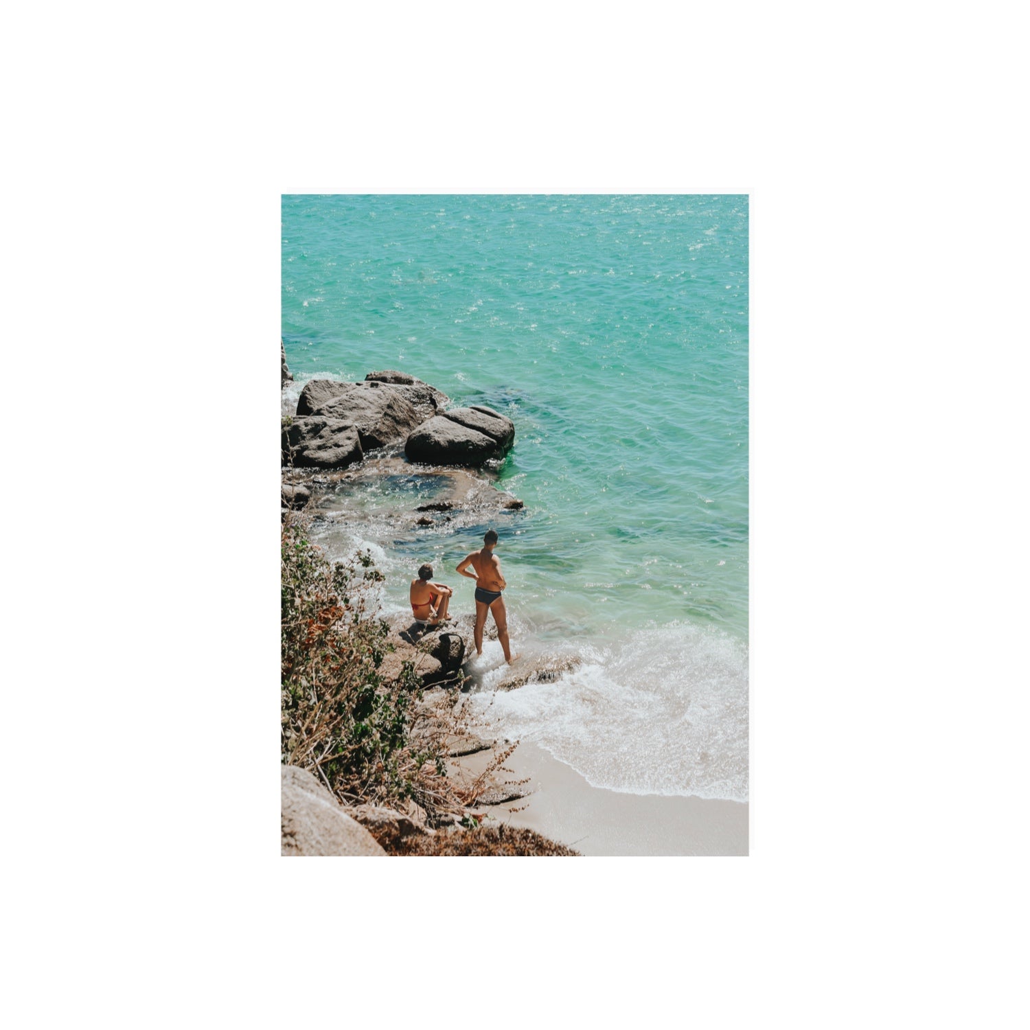 Scene Stealers Mykonos Greek island wall art A2, 59.4 x 42 cm unframed fine art print