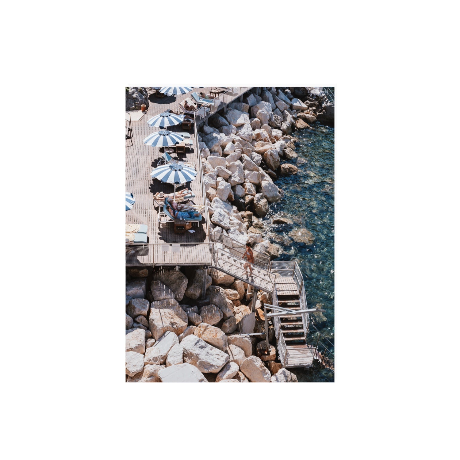 Life On The Shore fine art print, Ischia, Italy, A2 · 59.4 x 42 cm, Unframed, Fine Art Print