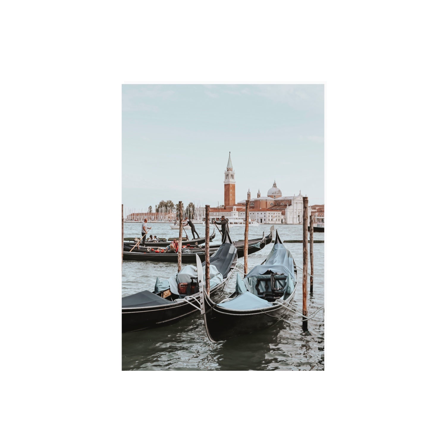 Italian Commute Venice Italian Mediterranean decor wall art A2, 59.4 x 42 cm unframed fine art print