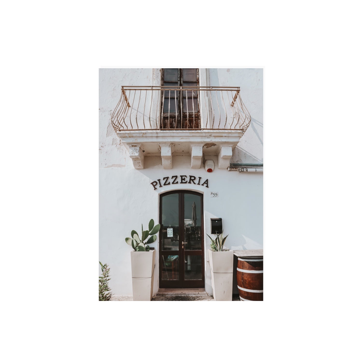 Pizzeria Puglia Italian wall art A2, 59.4 x 42 cm unframed fine art print