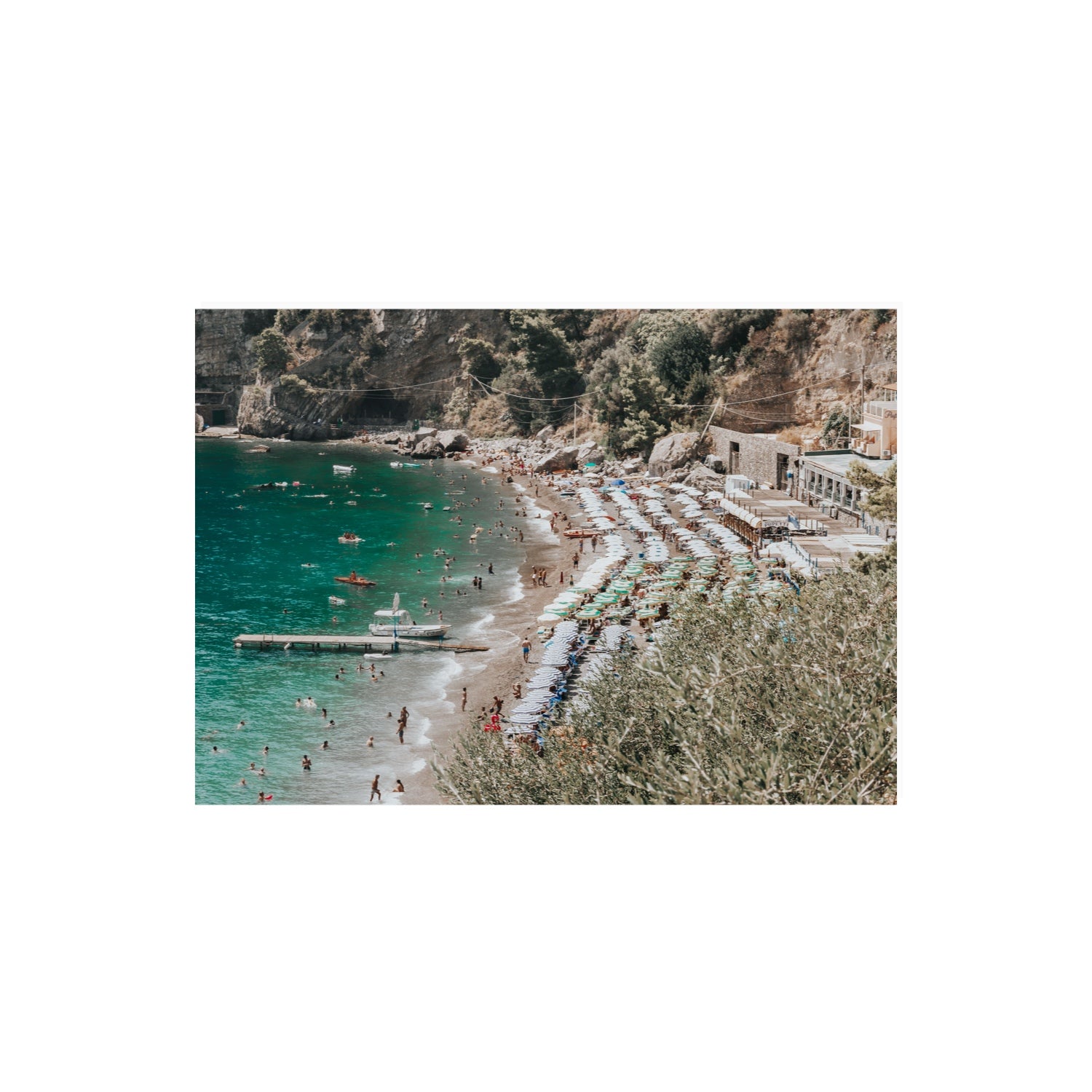 Fornillo Beach fine art print, Positano, Italy, A2 · 59.4 x 42 cm, Unframed, Fine Art Print
