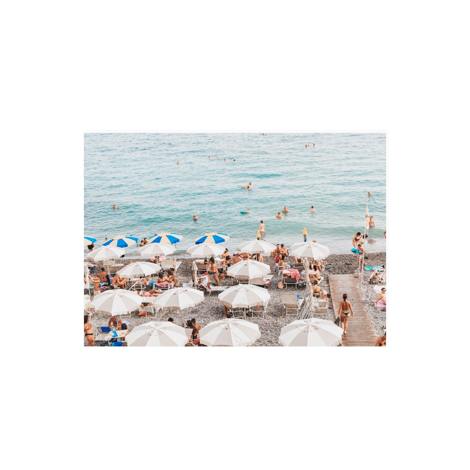 Dreamscape Amalfi Italian beach wall art A2, 59.4 x 42 cm unframed fine art print