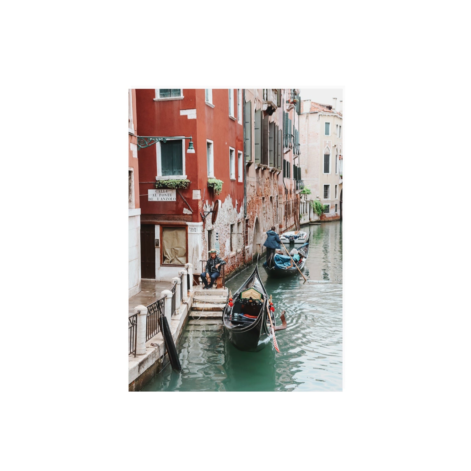 The Merchant Venice Canal Italian wall art A2, 59.4 x 42 cm unframed fine art print