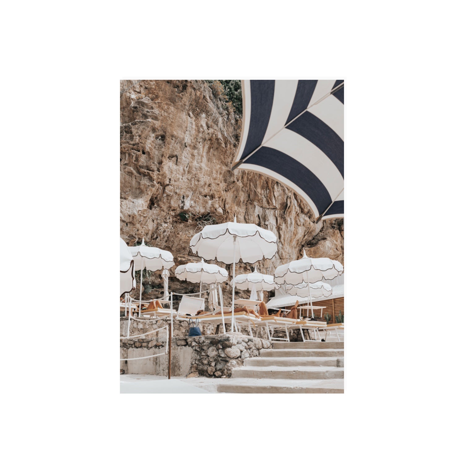Rocky Refuge fine art print, Positano, Italy, 70 x 50 cm, Unframed, Fine Art Print