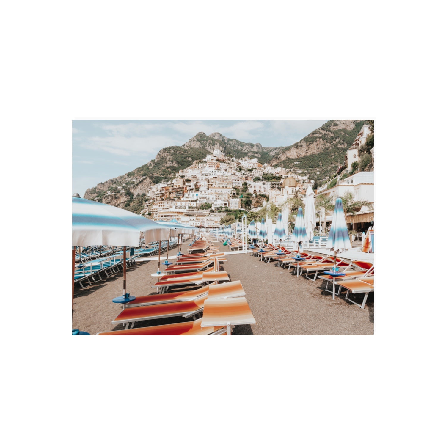 Spiaggia Grande fine art print, Positano, Italy, 70 x 50 cm, Unframed, Fine Art Print