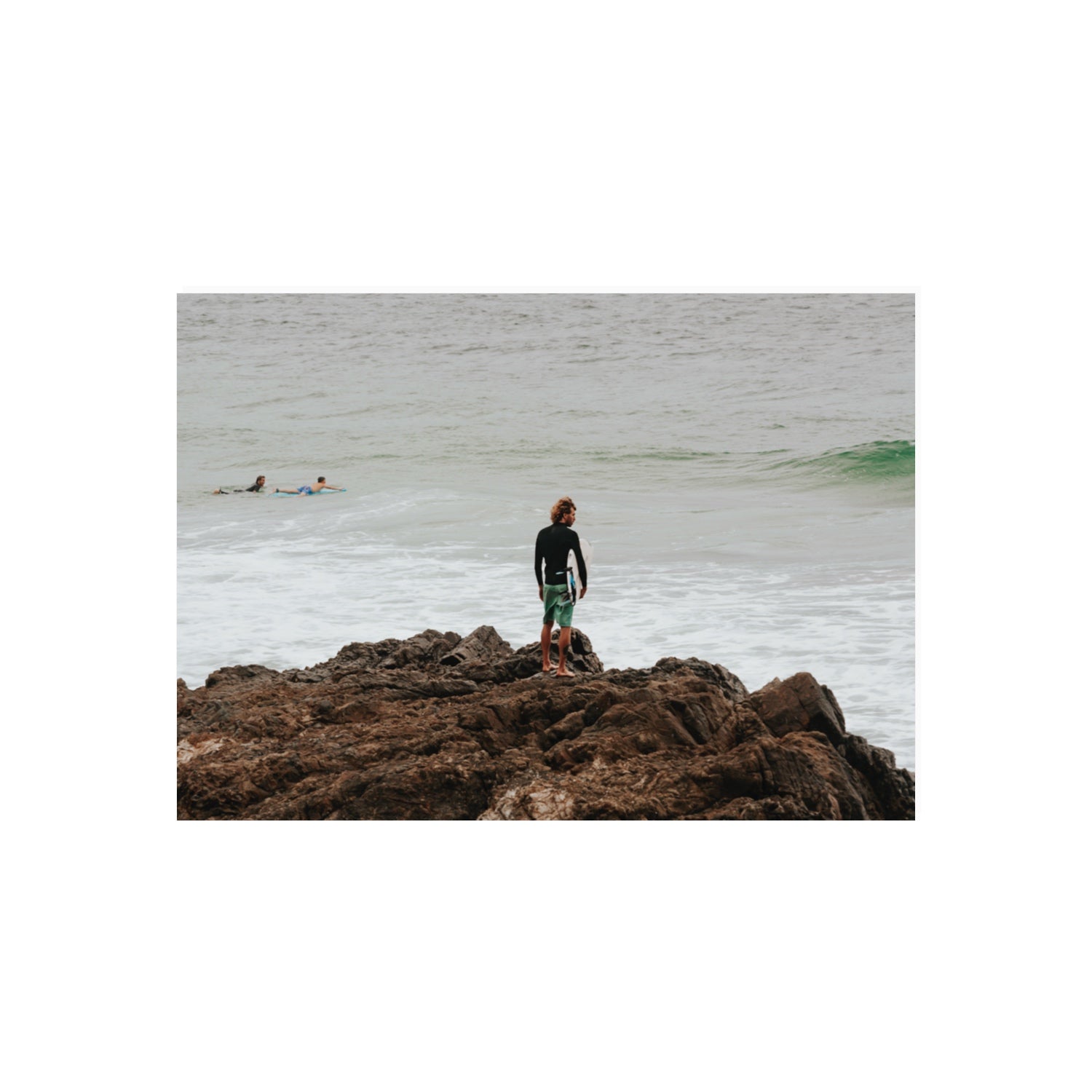 Let The Sea Set You Free Byron Bay Surf wall art 70 x 50 cm unframed fine art print