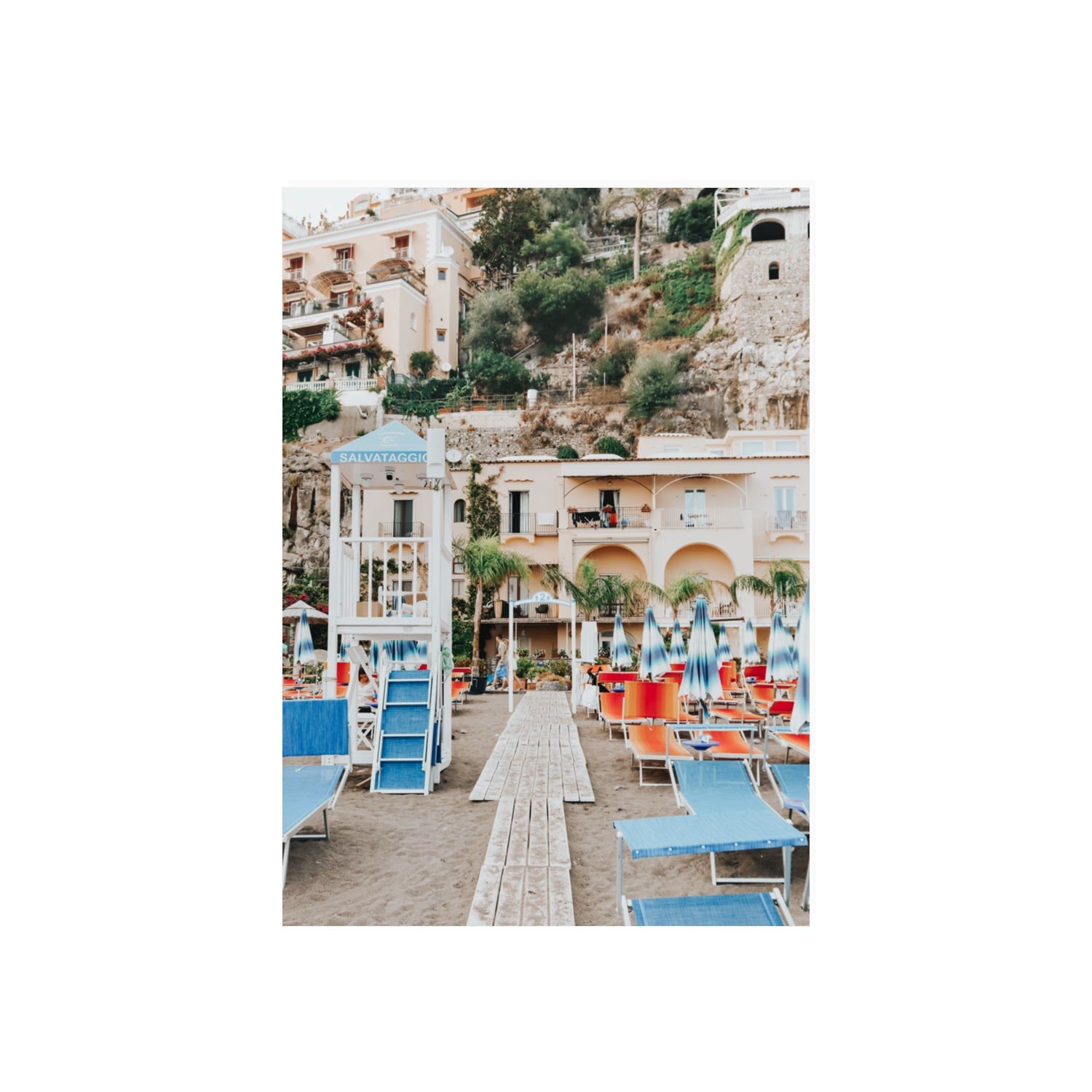 Torre Di Salvataggio fine art print, Positano, Italy, 70 x 50 cm, Unframed, Fine Art Print