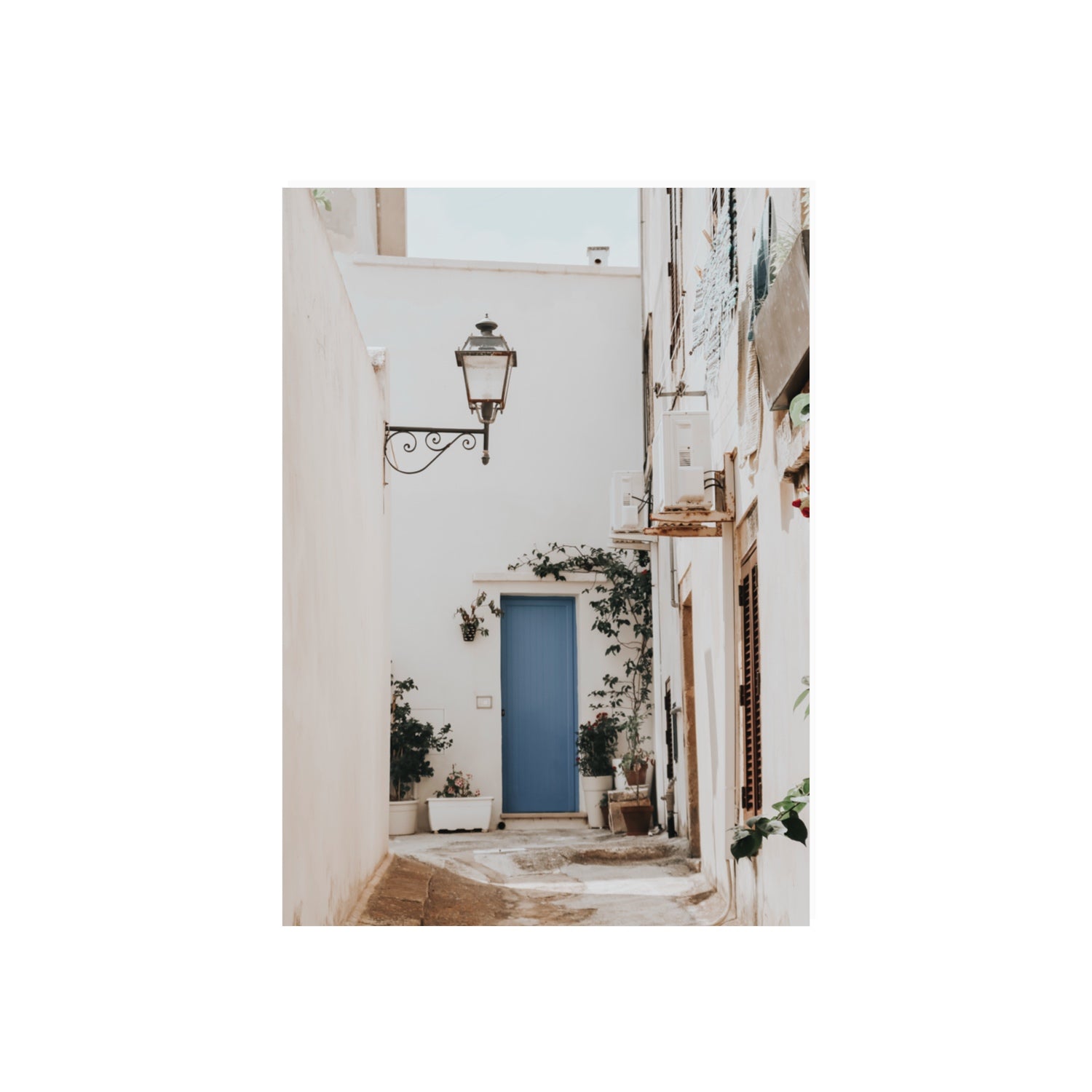 Entry Envy Puglia Ostuni wall art 70 x 50 cm unframed fine art print