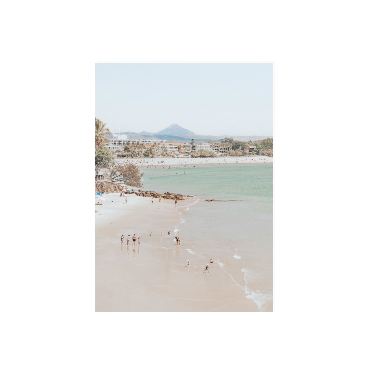 Little Cove Shallows fine art print, Noosa, Australia, coastal scenes artwork, 70 x 50 cm, Unframed, Fine Art Print