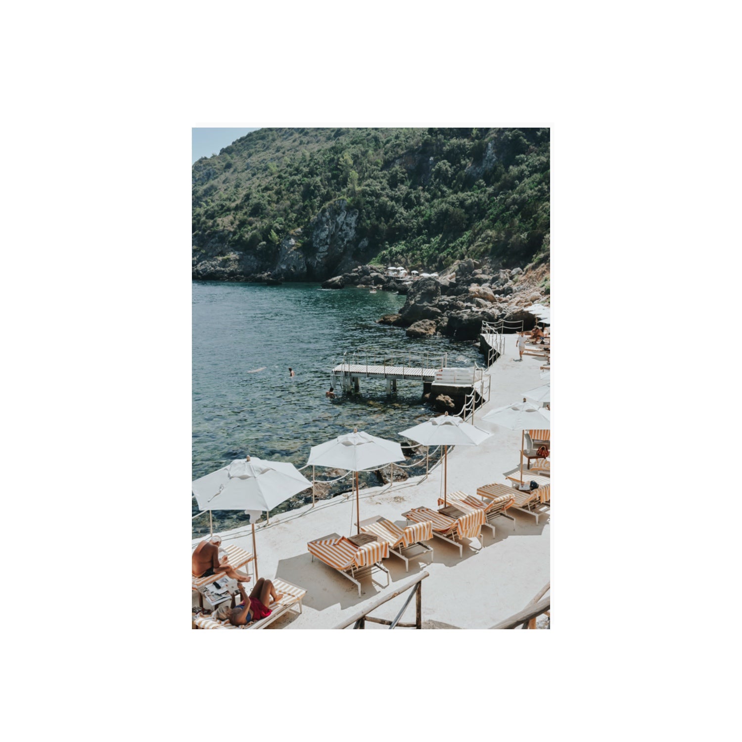 Always Better Together Tuscany coastal Italian wall art 70 x 50 cm unframed fine art print