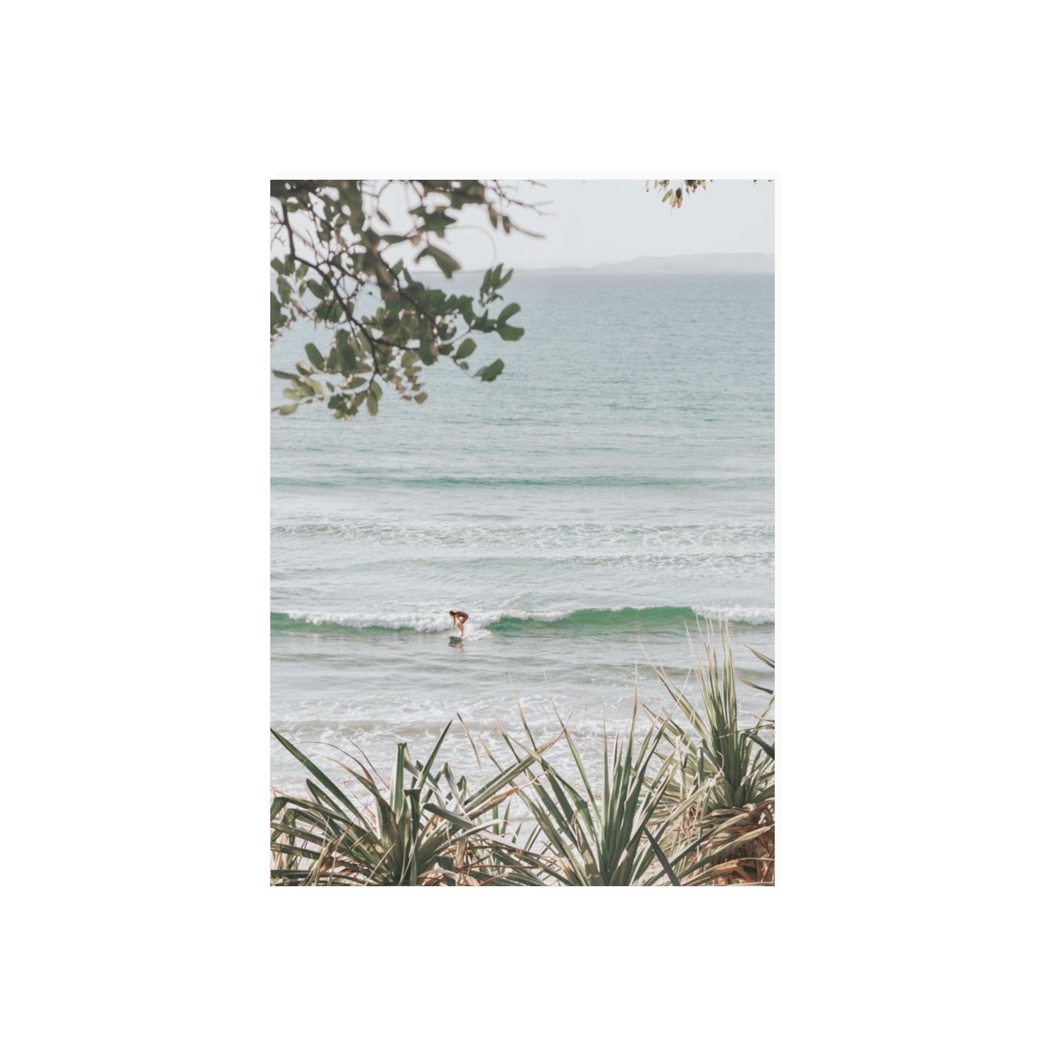 Dream Boat fine art print, Noosa, Australia, coastal scenes artwork, 70 x 50 cm, Unframed, Fine Art Print