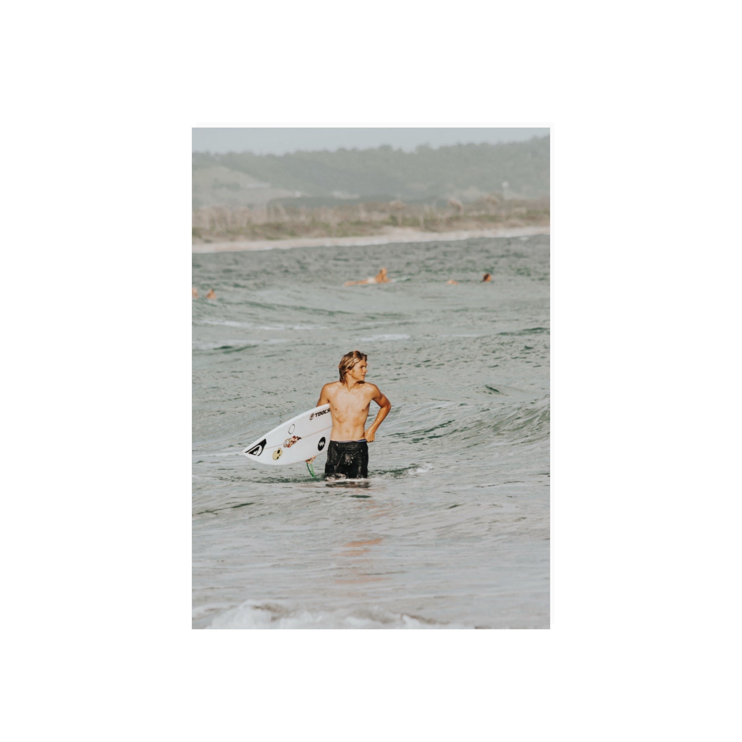 Chasing Mavericks Byron Bay Surf coastal wall art 70 x 50 cm unframed fine art print