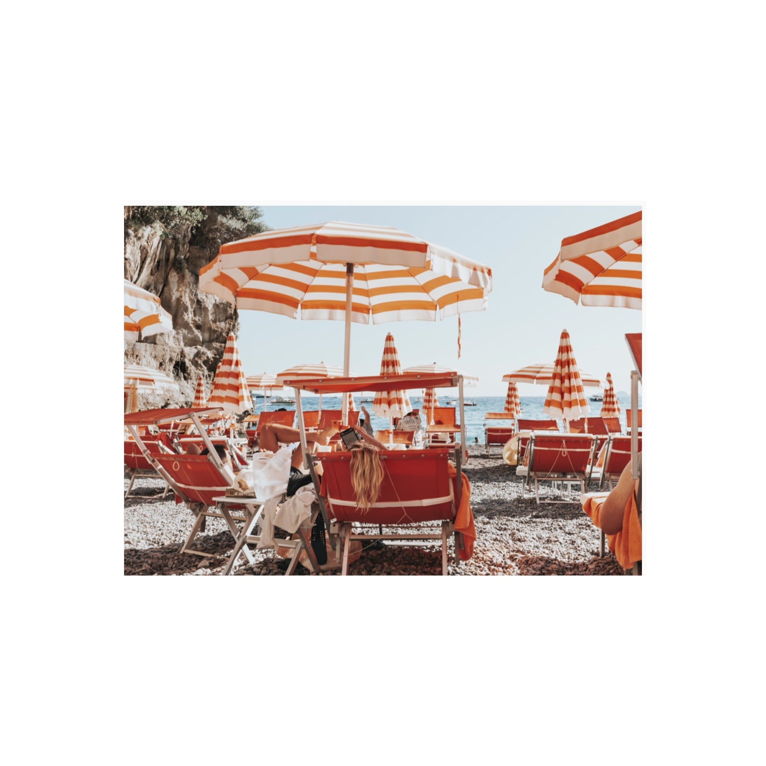 Digital Dreamer fine art print, Positano, Italy, 70 x 50 cm, Unframed, Fine Art Print