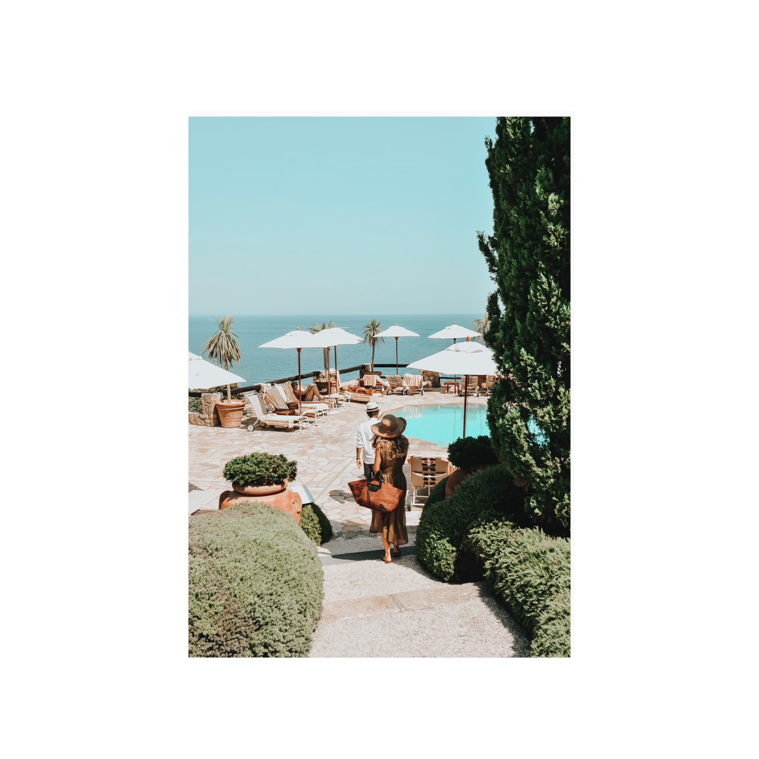 The World Is Your Catwalk Tuscany coastal wall art A1, 84.1 x 59.4 cm unframed fine art print