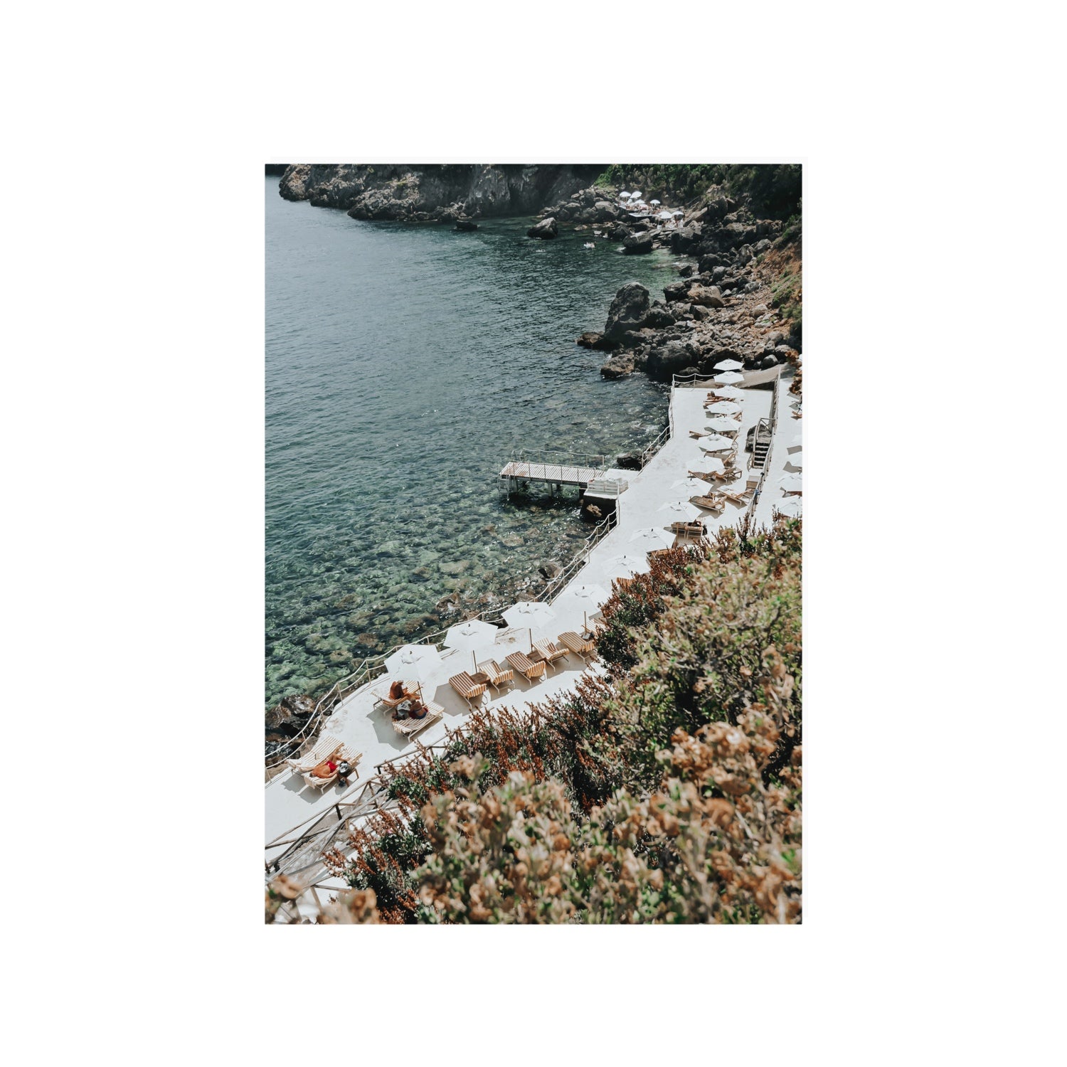 Go Beyond The Postcard Tuscany coastal wall art A1, 84.1 x 59.4 cm unframed fine art print