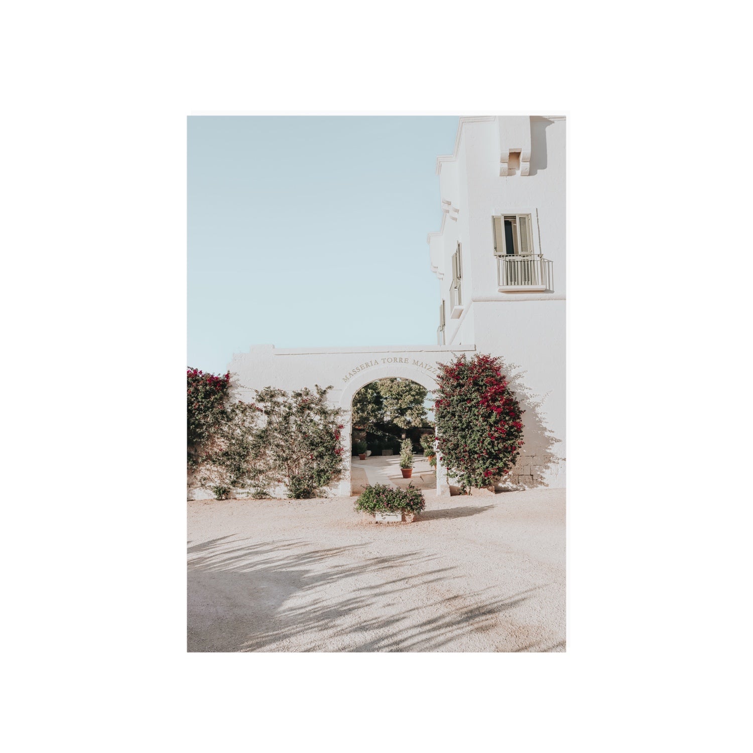 Villa Retreat fine art print, Puglia, Italy, A1 · 84.1 x 59.4 cm, Unframed, Fine Art Print