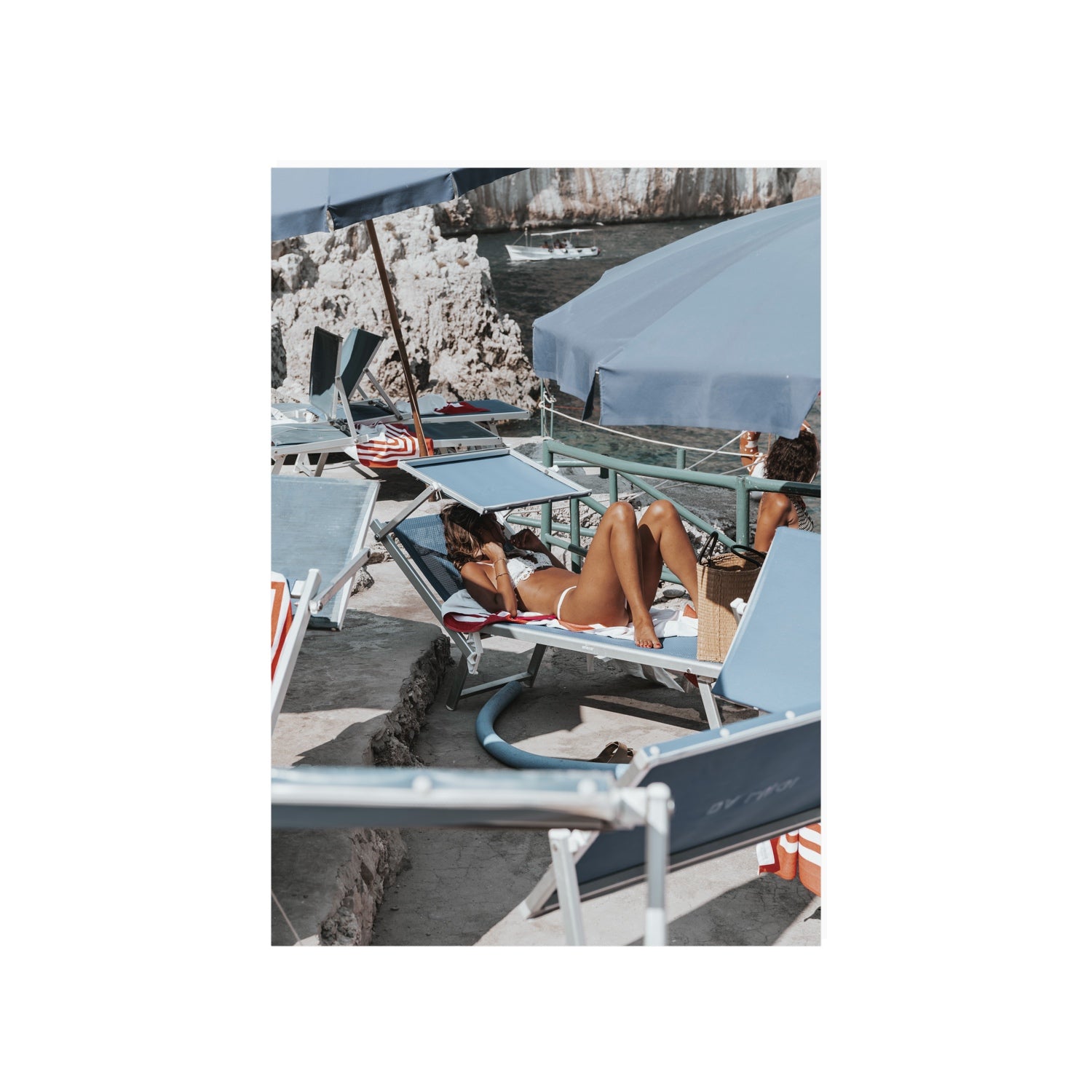 Beach Babe fine art print, Capri, Italy, A1 · 84.1 x 59.4 cm, Unframed, Fine Art Print