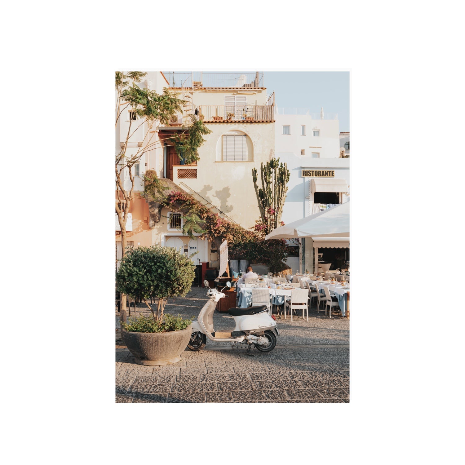 Ristorante Ischia Italian Mediterranean decor wall art A1, 84.1 x 59.4 cm unframed fine art print