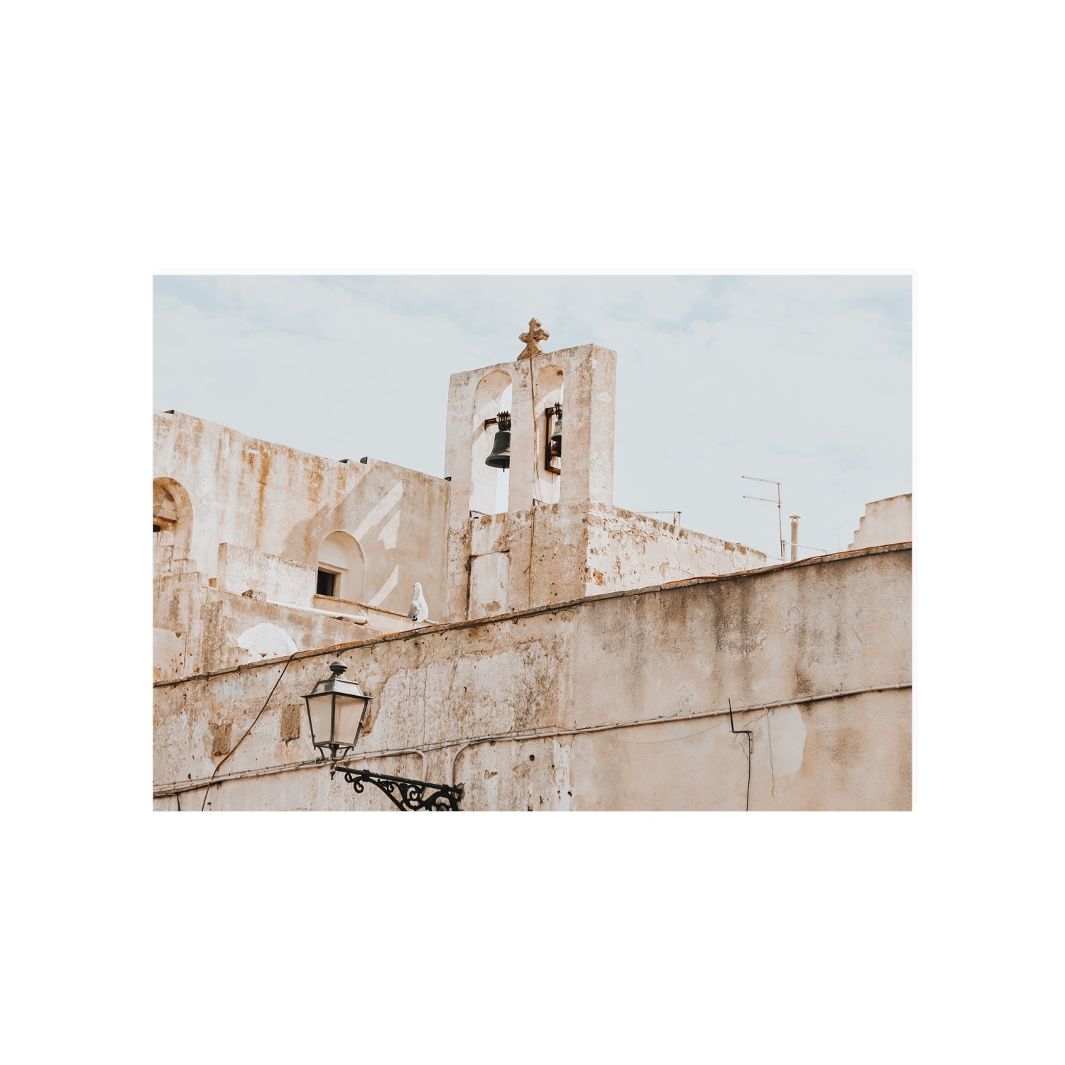 Ancient Bells Puglia Gallipoli Italian wall art A1, 84.1 x 59.4 cm unframed fine art print