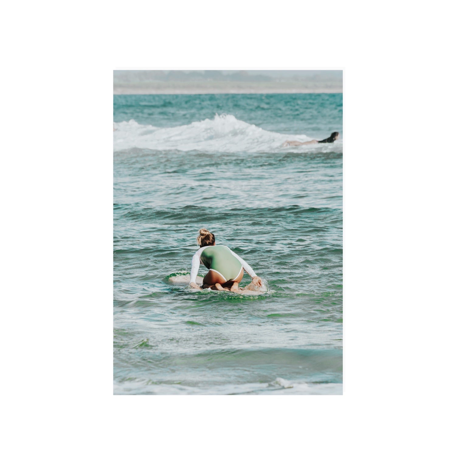Quincy Byron Bay Surf coastal wall art A1, 84.1 x 59.4 cm unframed fine art print