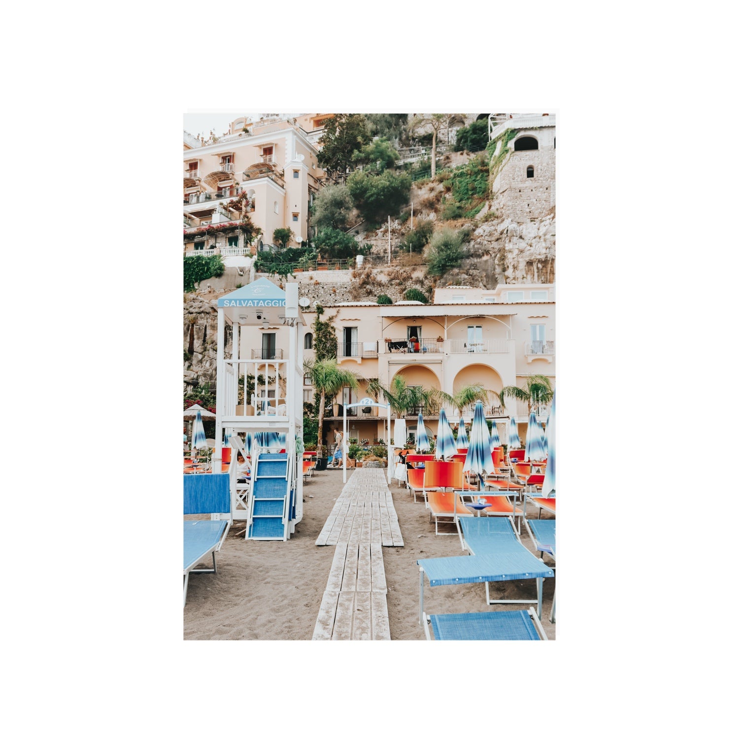 Torre Di Salvataggio fine art print, Positano, Italy, A1 · 84.1 x 59.4 cm, Unframed, Fine Art Print