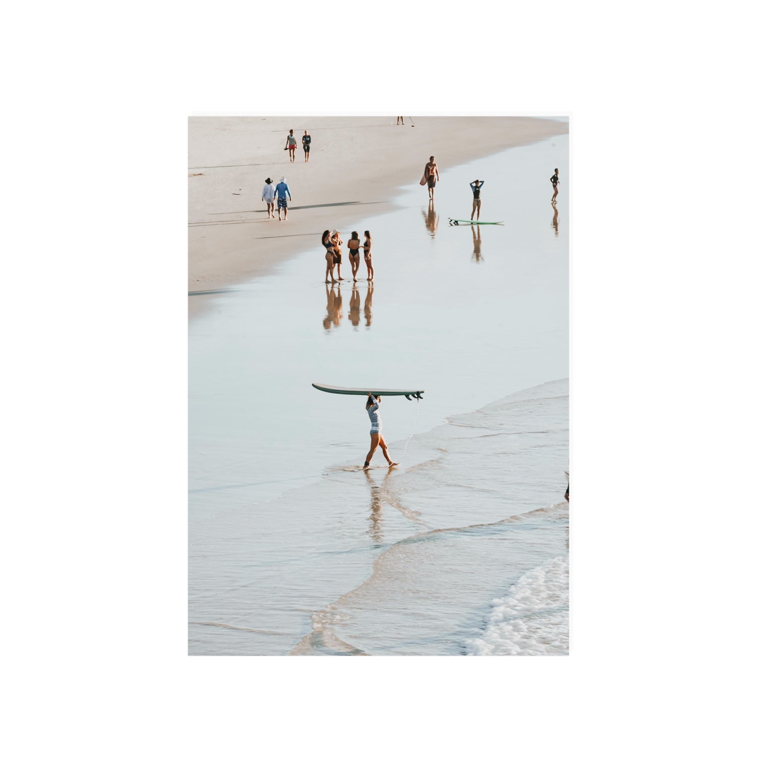 Bailey Byron Bay beach coastal decor wall art A1, 84.1 x 59.4 cm unframed fine art print