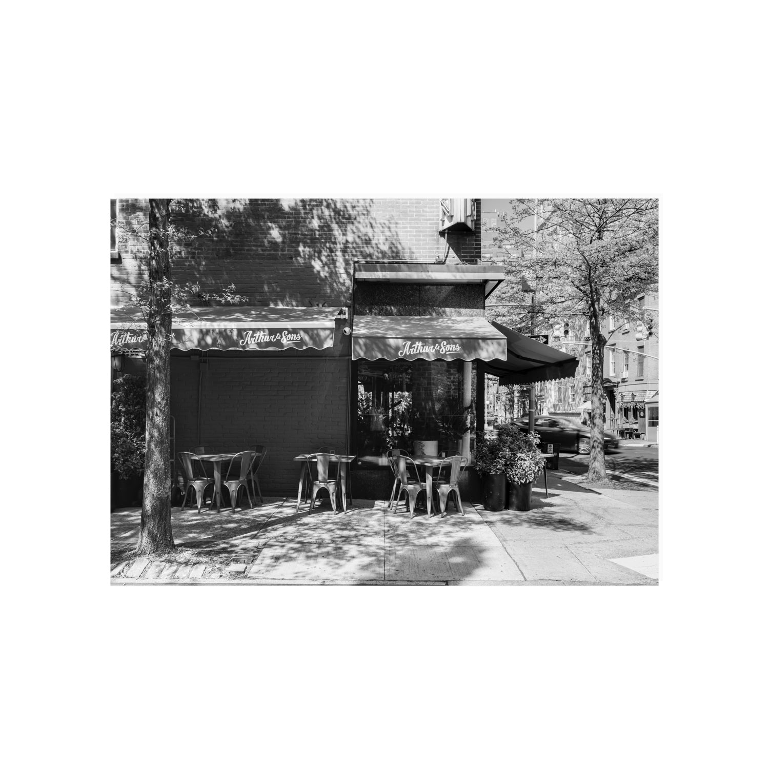 Arthur's Corner New York NYC Restaurant wall art A1, 84.1 x 59.4 cm unframed fine art print