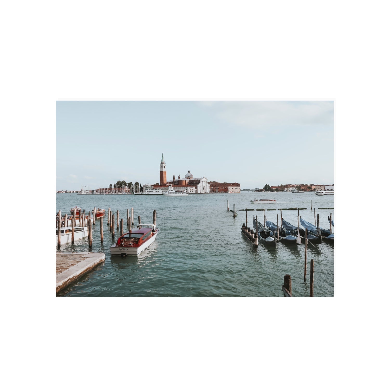 Venetian Waterscape Venice Italian art print A1, 84.1 x 59.4 cm unframed fine art print