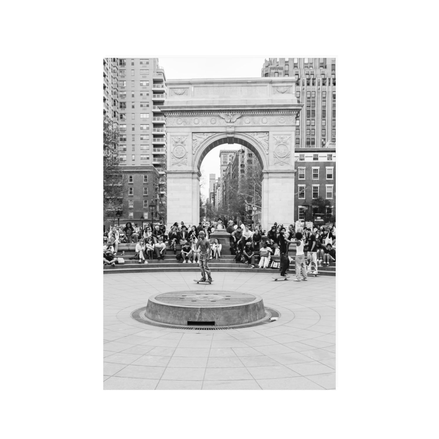 Concrete Conqueror New York NYC Skateboard wall art 100 x 70 cm unframed fine art print